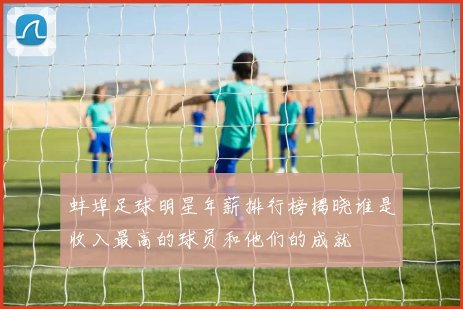 蚌埠足球明星年薪排行榜揭晓谁是收入最高的球员和他们的成就